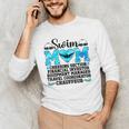 Swim Mom Definition Swimming Mother Of A Swimmer Mom Men's Long Sleeve T-Shirt Swim Mom Definition Swimming Mother Of A Swimmer Mom Men's Long Sleeve T-Shirt