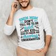 Swim Mom Swimming Mama Of A Swimmer Mom Swim Mother Men's Long Sleeve T-Shirt