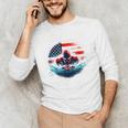 Swimming United States American Swimming Apparel Swimming Men's Long Sleeve T-Shirt Swimming United States American Swimming Apparel Swimming Men's Long Sleeve T-Shirt