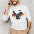 Vintage Drum Kit Drummer Rock Band Drums Men's Long Sleeve T-Shirt Vintage Drum Kit Drummer Rock Band Drums Men's Long Sleeve T-Shirt