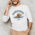 Women's Golden Retriever Swimming Men's Long Sleeve T-Shirt Women's Golden Retriever Swimming Men's Long Sleeve T-Shirt