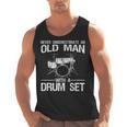 Cool Drummer Art Men Dad Drum Set Player Drum Kit Musician Men Tank Top, trending gift