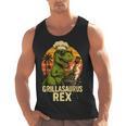 Grilling Dinosaur Grillasaurus T-Rex BBQ Dad Joke Men Tank Top, trending gift