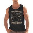 I'm Just A Drinker With A Smoking Problem Grilling BBQ Dads Men Tank Top, trending gift