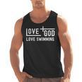 Love God Love Swimming Swim With Jesus For Christian Athlete Men Tank Top, trending gift Love God Love Swimming Swim With Jesus For Christian Athlete Men Tank Top, trending gift