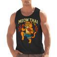 Meow Thai Muay Thai Cat Fighter Pun Dad Joke Men Tank Top, trending gift