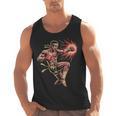 Muay Thai Fighter Southpaw Stance Minimal Silhouette Clean Men Tank Top, trending gift