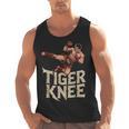 Muay Thai Fighter Tiger Knee Vintage Distressed Badge Men Tank Top, trending gift