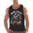 Muay Thai Gorilla Strength Power Fighter Men Tank Top, trending gift Muay Thai Gorilla Strength Power Fighter Men Tank Top, trending gift