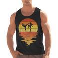 Muay Thai Shirt Retro Sunset 70s Vintage Muay Thai Men Tank Top, trending gift