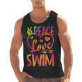 Peace Love Swim Swimming Tie Dye Swimmer Swimming Swim Team Men Tank Top, trending gift Peace Love Swim Swimming Tie Dye Swimmer Swimming Swim Team Men Tank Top, trending gift