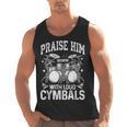 Praise Him With Loud Cymbals Psalm 150-5 Vintage Drum Kit Men Tank Top, trending gift Praise Him With Loud Cymbals Psalm 150-5 Vintage Drum Kit Men Tank Top, trending gift