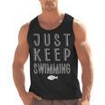 Pretty Fish Just Keep Swimming Men Tank Top, trending gift Pretty Fish Just Keep Swimming Men Tank Top, trending gift
