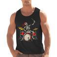 Skeleton Drummer Skull Drum Kit Halloween Sleeveless Men Tank Top, trending gift