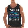 Swimming Only Sport Where The Coach Swimmer Swim Team Men Tank Top, trending gift Swimming Only Sport Where The Coach Swimmer Swim Team Men Tank Top, trending gift
