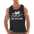 Women's Kayaking Live Love Kayak Kayaker Canoe Boat Paddling Lover Men Tank Top, trending gift