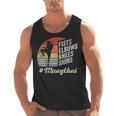 Women's Muay Thai Martial Arts Fighter Retro Vintage Sunset Graphic Men Tank Top, trending gift