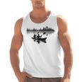 Canoe Silhouette Forest Lake Reflection Men Tank Top, trending gift Canoe Silhouette Forest Lake Reflection Men Tank Top, trending gift