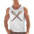 Canoeing Canoe Paddle Paddling Retro Line Art Raglan Baseball Tee Men Tank Top, trending gift