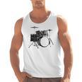 Drum Kit Drummer Band Musical Instrument Rock Music Raglan Baseball Tee Men Tank Top, trending gift Drum Kit Drummer Band Musical Instrument Rock Music Raglan Baseball Tee Men Tank Top, trending gift
