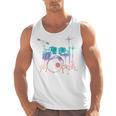 Drum Kit Drummer Graphic Men Tank Top, trending gift