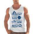 Eat Sleep Swimming Repeat Swimming Men Tank Top, trending gift Eat Sleep Swimming Repeat Swimming Men Tank Top, trending gift