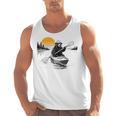 Kayaking Bear Retro Sunset Paddling Canoe Outdoor Adventure Men Tank Top, trending gift