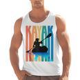 Kayaking Kayak Retro Art Canoe Raglan Baseball Tee Men Tank Top, trending gift