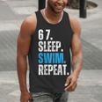 67 Sleep Swim Repeat Swimming Swimmer 67 Meme Men Tank Top