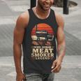 BBQ Dad Father Husband Meat Smoker Legend Men Tank Top