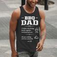 BBQ Dad Grilling Father Day Family Food Love Novelty Graphic Men Tank Top