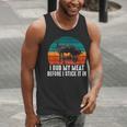 BBQ Dad I Rub My Meat Before I Stick It In Offset Smoker Pit Men Tank Top BBQ Dad I Rub My Meat Before I Stick It In Offset Smoker Pit Men Tank Top