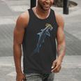 Beautiful Colors Swimming Hammerhead Shark Lovers Men Tank Top