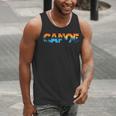 Canoe Canoeing Retro Canoe Men Tank Top