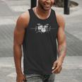 ECG Heartbeat Music Lovers Drumsticks Drum Kit Men Tank Top ECG Heartbeat Music Lovers Drumsticks Drum Kit Men Tank Top
