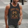 Faded Muay Thai Fighter Nak Muay Thailand Boxing Men Tank Top
