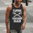Flipping Awesome BBQ Dad Shirt Grilling Father's Day Men Tank Top
