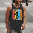 Je Peux Pas J'Ai Piscine Swimming Humour Retro Swimming Pool Men Tank Top Je Peux Pas J'Ai Piscine Swimming Humour Retro Swimming Pool Men Tank Top