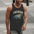 Lakes Lake Ontario Fishing Canoe Lighthouse Outdoor Men Tank Top Lakes Lake Ontario Fishing Canoe Lighthouse Outdoor Men Tank Top