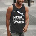Life Is The Better In The Water Swimming Swimmers Men Tank Top