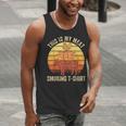 This Is My Meat Smoking Tee BBQ Dad Barbeque Smoker Men Tank Top