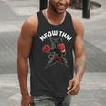 Meow Thai Muay Thai Boxing Cat Martial Arts MMA Boxer Men Tank Top