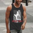 Muay Thai American Flag Fighter Patriotic Men Tank Top
