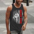 Muay Thai Boxing US American Flag Men Tank Top