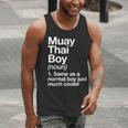 Muay Thai Boy Definition Martial Arts Sports Men Tank Top