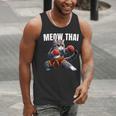 Muay Thai Cat Meow Thai Boxing Martial Art Kids Men Tank Top Muay Thai Cat Meow Thai Boxing Martial Art Kids Men Tank Top