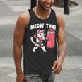 Muay Thai Cat Meow Thai Women Neko Costume Muay Thai Men Tank Top
