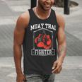 Muay Thai Fighter Hobby Boxing Martial Arts Men Tank Top