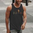 Muay Thai Heartbeat Vintage ECG Cardiogram Retro Men Tank Top