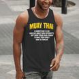 Muay Thai Martial Arts Combat Sports Men Tank Top